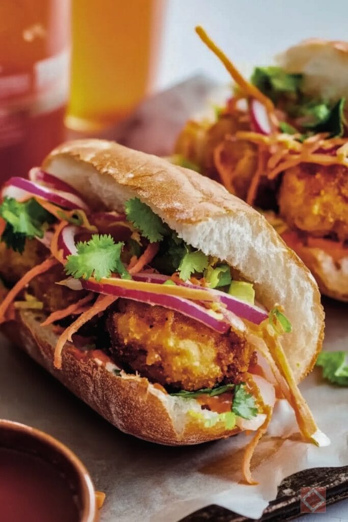 18 Irresistible Seafood Recipes for Fresh and Bold Dinner Ideas 14 18 Irresistible Seafood Recipes for Fresh and Bold Dinner Ideas - Shrimp Banh Mi midia 2