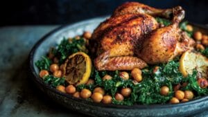 25 Easy Chicken Recipes Perfect for Quick Dinner Ideas 1 25 Easy Chicken Recipes Perfect for Quick Dinner Ideas - Smoky Paprika Chicken with Chickpeas Roasted Lemon Baby Kale 1