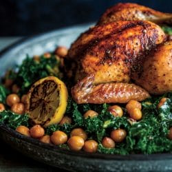 One-Pan Smoky Chicken: Crispy, Flavorful, & Easy 4 One-Pan Smoky Chicken: Crispy, Flavorful, & Easy - Smoky Paprika Chicken with Chickpeas Roasted Lemon Baby Kale 1