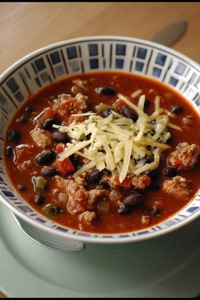 Black Bean Chili with a Spicy Twist for Dinner Tonight 2 Black Bean Chili with a Spicy Twist for Dinner Tonight - Spicy Pork Black Bean Chili pin