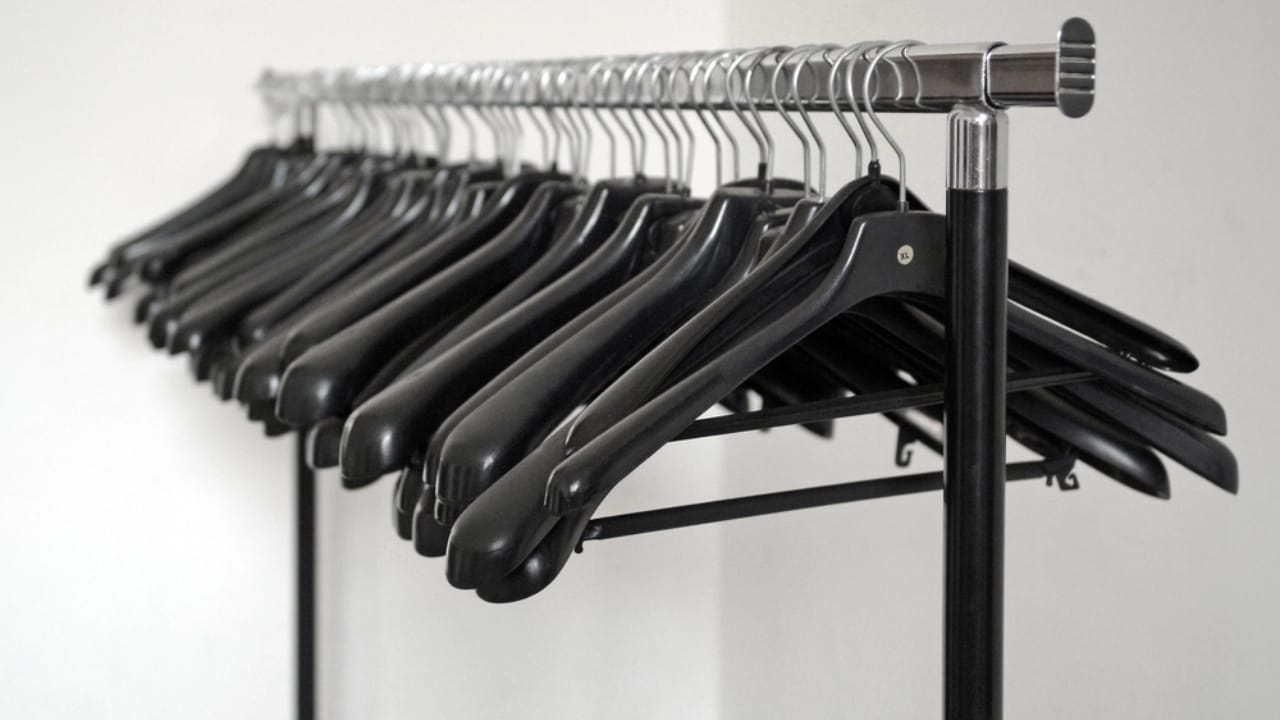 Dollar-Store Finds Every Homesteader Should Stock Up On 11 Dollar-Store Finds Every Homesteader Should Stock Up On - Stand with clothes hangers dp107566280 dnoh