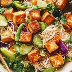 Easy Stir-Fried Tofu Recipe with Fresh Spring Veggies 6 Easy Stir-Fried Tofu Recipe with Fresh Spring Veggies - Stir Fried Tofu With Spring Vegetables 1