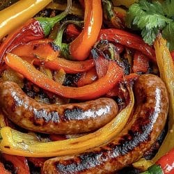 Sweet Pepper & Sausage Dinner Recipe Everyone Will Love 4 Sweet Pepper & Sausage Dinner Recipe Everyone Will Love - Sweet Peppers Sausages 1