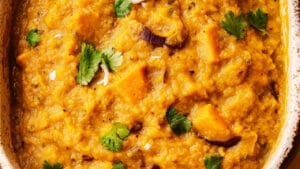 Sweet Potato Dhal Recipe for a Comforting Coconut Dinner 1 Sweet Potato Dhal Recipe for a Comforting Coconut Dinner - Sweet Potato Dhal With Coconut 1