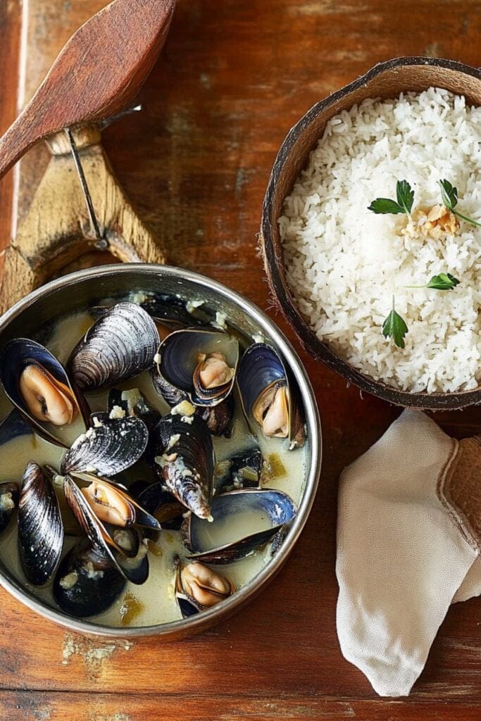 18 Irresistible Seafood Recipes for Fresh and Bold Dinner Ideas 19 18 Irresistible Seafood Recipes for Fresh and Bold Dinner Ideas - Thai Style Mussels with Coconut Lemongrass pin v