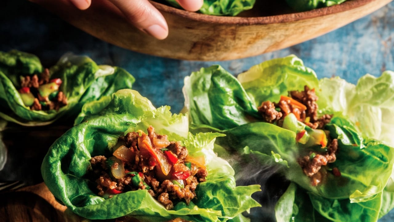 Taste the World: 25 Bold Dinner Recipes with Global Flavors 22 Taste the World: 25 Bold Dinner Recipes with Global Flavors - Thai Lettuce Wraps 1 1