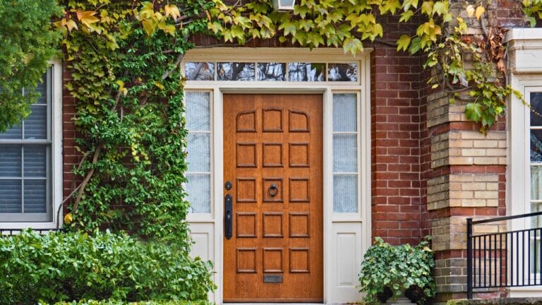 15 Unique Features Found Only in Pre-1900s Homes 3 15 Unique Features Found Only in Pre-1900s Homes - Wooden front door of house ss1225611877 degm