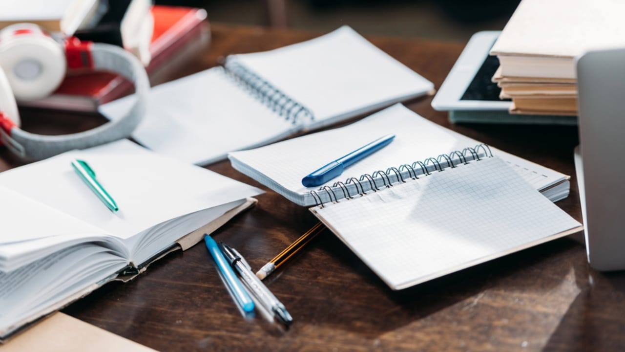 Dollar-Store Finds Every Homesteader Should Stock Up On 16 Dollar-Store Finds Every Homesteader Should Stock Up On - blank notebooks with pens and books dp155948296 dnoh