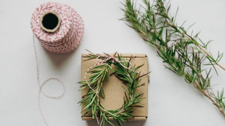 Craft Your Own Holiday Magic With a DIY Rosemary Wreath 9 Craft Your Own Holiday Magic With a DIY Rosemary Wreath - fresh rosemary sprig tied with bakers string ss2546437617 dpdgm