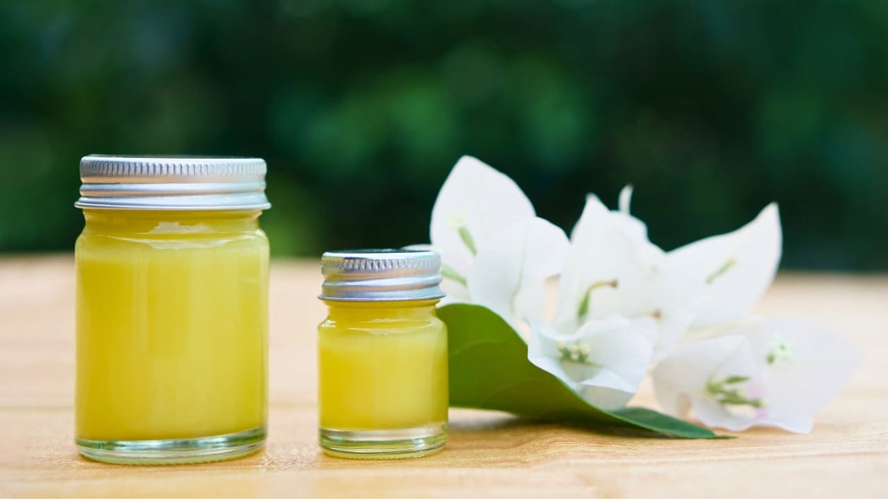 Ease Aches Naturally With This DIY Muscle Balm Recipe 7 Ease Aches Naturally With This DIY Muscle Balm Recipe - homemade Thai herbal ointment. ss2321256679 degm