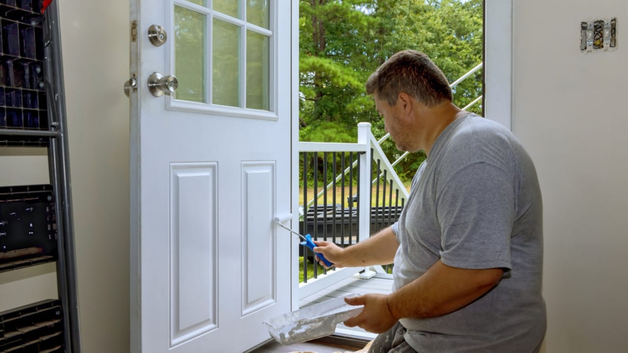 Front Yard Upgrades: 25 Simple Landscaping Ideas That Add Value - painting front door dp698756318 dnoh