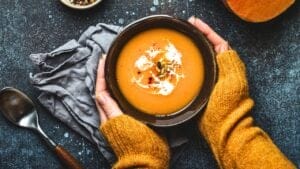 30 Healthy Dinner Recipes for Cozy Fall Nights 1 30 Healthy Dinner Recipes for Cozy Fall Nights - pumpkin cream soup ss2059786313 degm