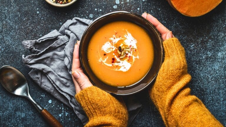 30 Healthy Dinner Recipes for Cozy Fall Nights 3 30 Healthy Dinner Recipes for Cozy Fall Nights - pumpkin cream soup ss2059786313 degm