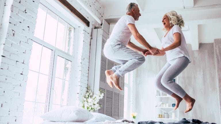 17 Reasons Baby Boomers Aren’t Joining the Downsizing Trend 5 17 Reasons Baby Boomers Aren’t Joining the Downsizing Trend - senior couple home bed ss1062165887 degm