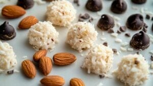 Almond Joy Recipe: A Guilt-Free Chocolate Delight 1 Almond Joy Recipe: A Guilt-Free Chocolate Delight - Almond Joy Bites midia