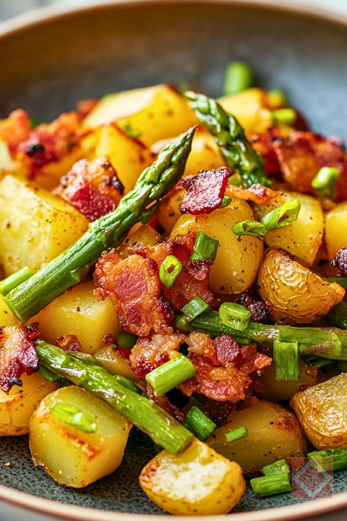 A Savory Pancetta & Asparagus Hash You’ll Love 4 A Savory Pancetta & Asparagus Hash You’ll Love - Asparagus Pancetta Breakfast Hash pin 2 midia