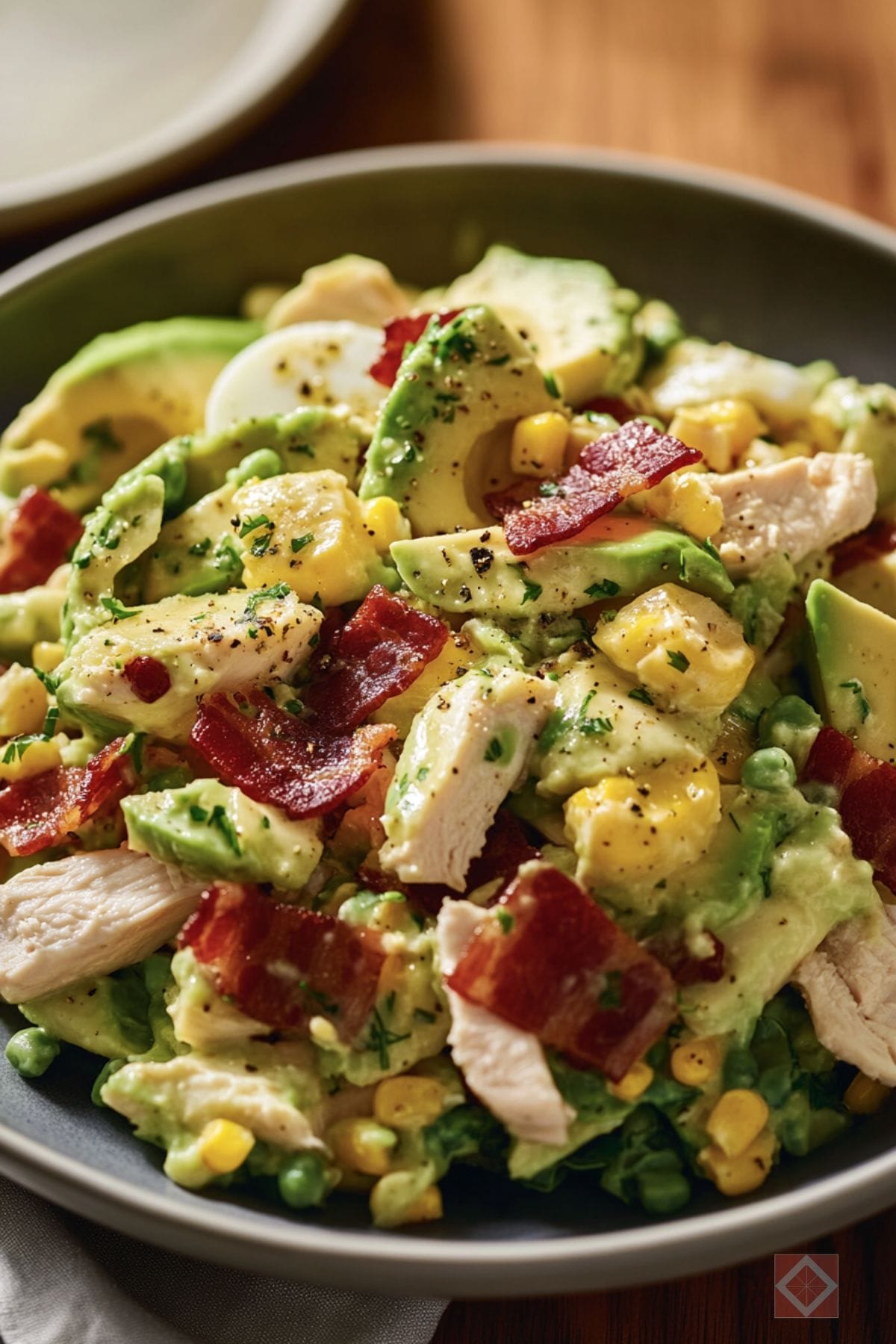 Light & Healthy Avocado Chicken Salad Recipe 4 Light & Healthy Avocado Chicken Salad Recipe - Avocado Chicken Salad pin 2 midia