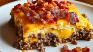 Bacon Cheeseburger Pie: A Carnivore Diet Favorite 1 Bacon Cheeseburger Pie: A Carnivore Diet Favorite - Bacon Cheeseburger Pie midia