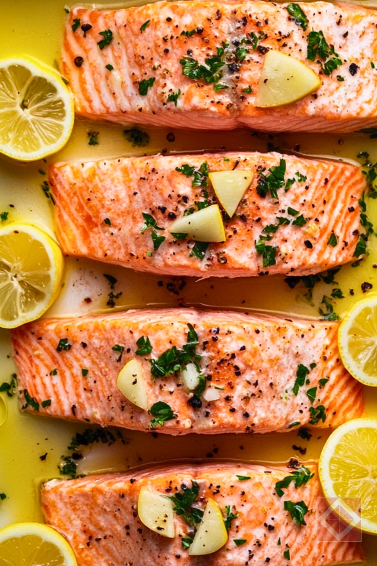 Perfectly Baked Salmon with Tangy Garlic-Dijon Glaze (Easy Recipe) 4 Perfectly Baked Salmon with Tangy Garlic-Dijon Glaze (Easy Recipe) - Baked Salmon Recipe with Garlic and Dijon pin 2 midia