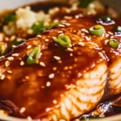 Quick Baked Teriyaki Salmon with a Glossy Glaze 5 Quick Baked Teriyaki Salmon with a Glossy Glaze - Baked Teriyaki Salmon midia