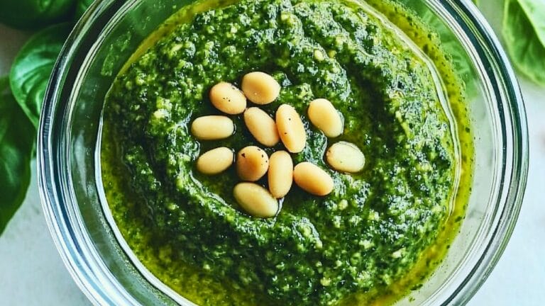 Healthy Basil & Pine Nut Pesto for Reducing Inflammation 5 Healthy Basil & Pine Nut Pesto for Reducing Inflammation - Basil and Pine Nut Pesto midia