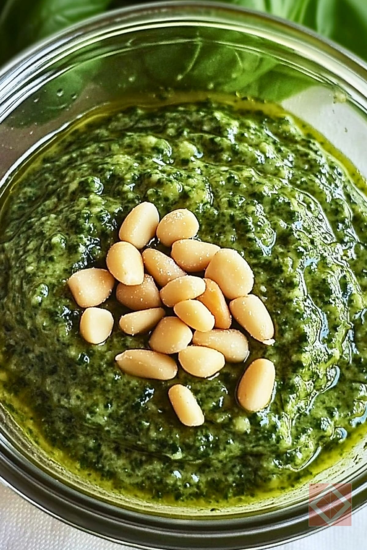 Healthy Basil & Pine Nut Pesto for Reducing Inflammation 4 Healthy Basil & Pine Nut Pesto for Reducing Inflammation - Basil and Pine Nut Pesto pin 2 midia