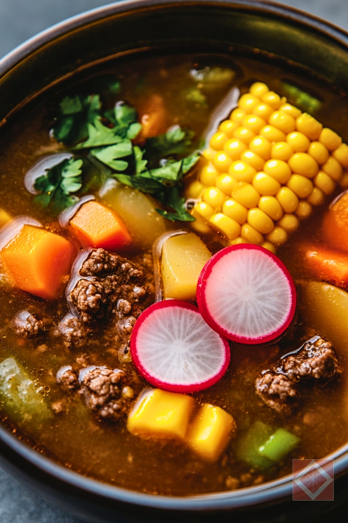 Simple Beef & Vegetable Soup One Pot Recipe for Cold Nights 3 Simple Beef & Vegetable Soup One Pot Recipe for Cold Nights - Beef and Vegetable Soup pin 2 midia