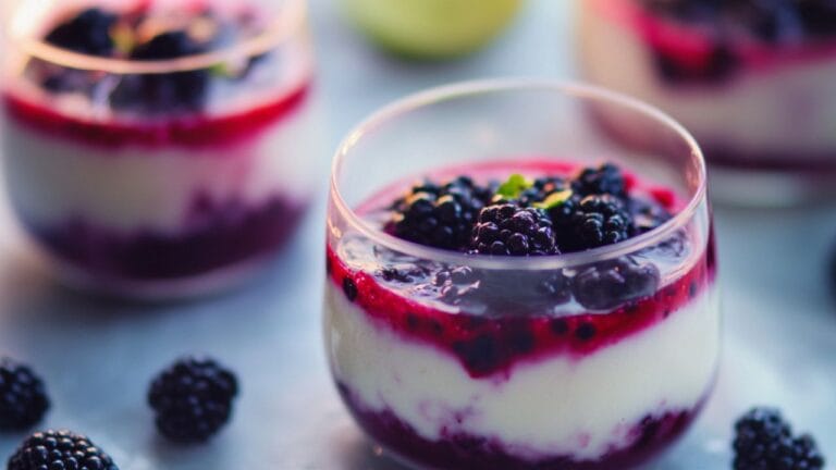 Honey & Blackberry-Lime Panna Cotta: A Healthy Indulgence 6 Honey & Blackberry-Lime Panna Cotta: A Healthy Indulgence - Blackberry Lime Panna Cotta midia