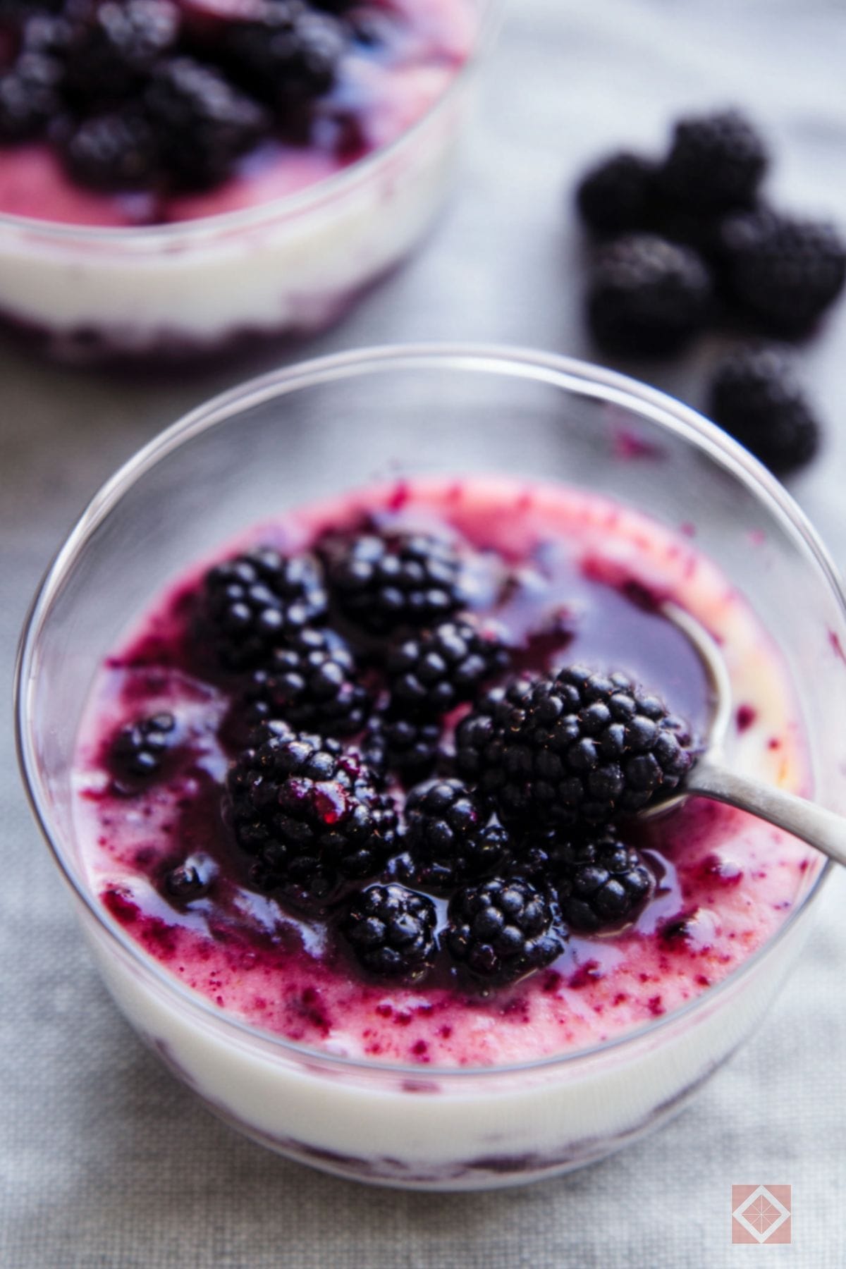 Honey & Blackberry-Lime Panna Cotta: A Healthy Indulgence 4 Honey & Blackberry-Lime Panna Cotta: A Healthy Indulgence - Blackberry Lime Panna Cotta pin 2 midia