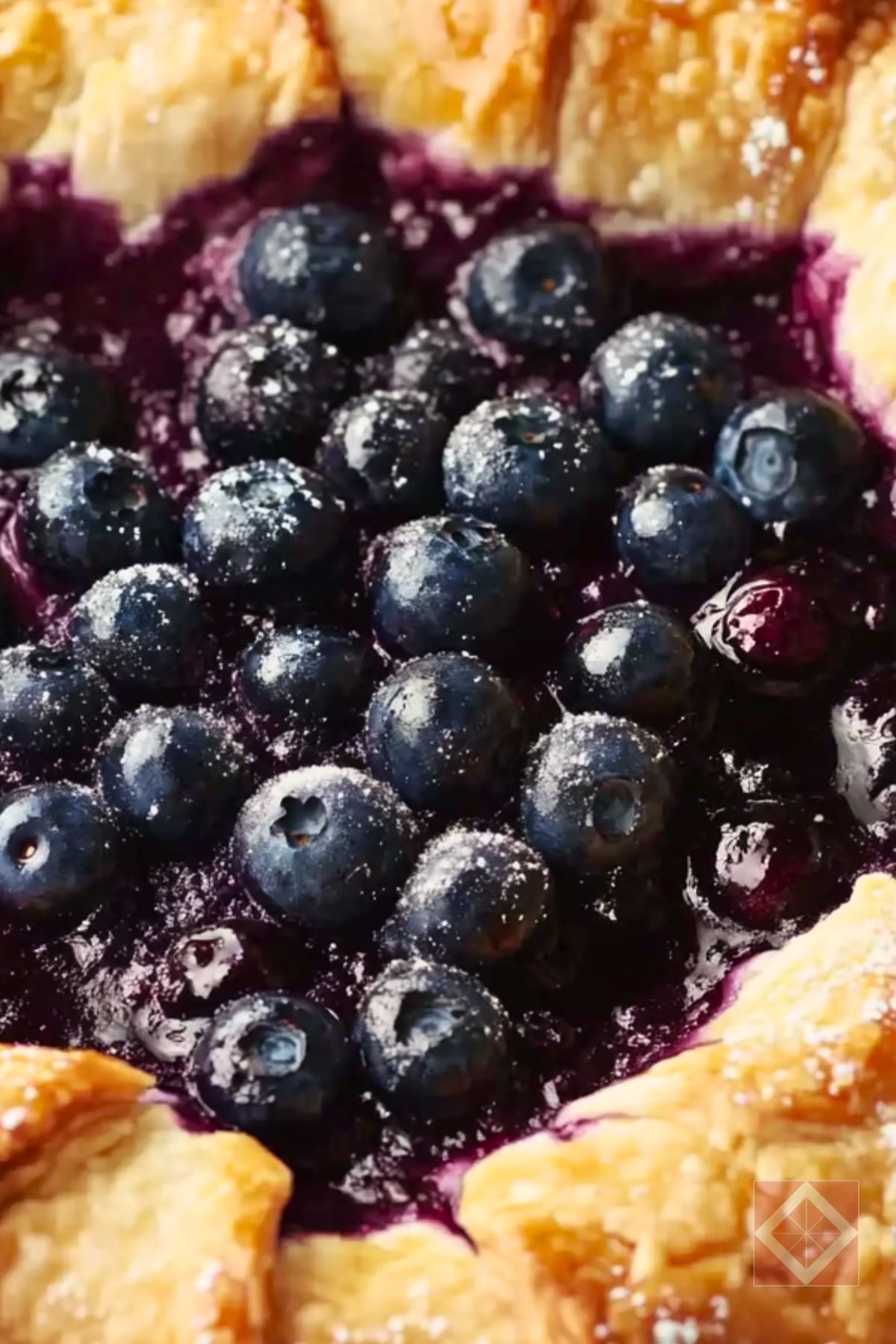 Easy Blueberry Galette: The Perfect Dessert for Lazy Days 4 Easy Blueberry Galette: The Perfect Dessert for Lazy Days - Blueberry Galette pin 2 midia 1