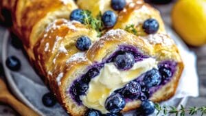 Blueberry Lemon Pull-Apart Bread Made Simple - Blueberry Pull Apart Bread midia