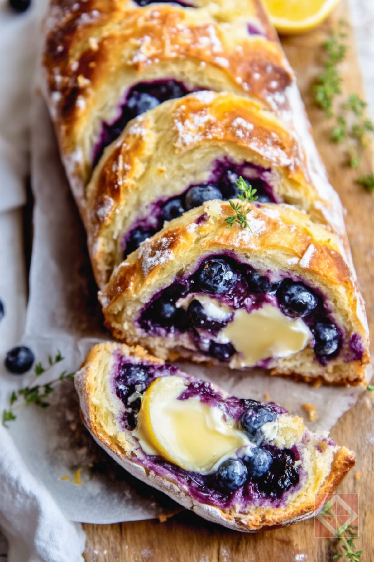 Blueberry Lemon Pull-Apart Bread Made Simple 5 Blueberry Lemon Pull-Apart Bread Made Simple - Blueberry Pull Apart Bread pin 3 midia