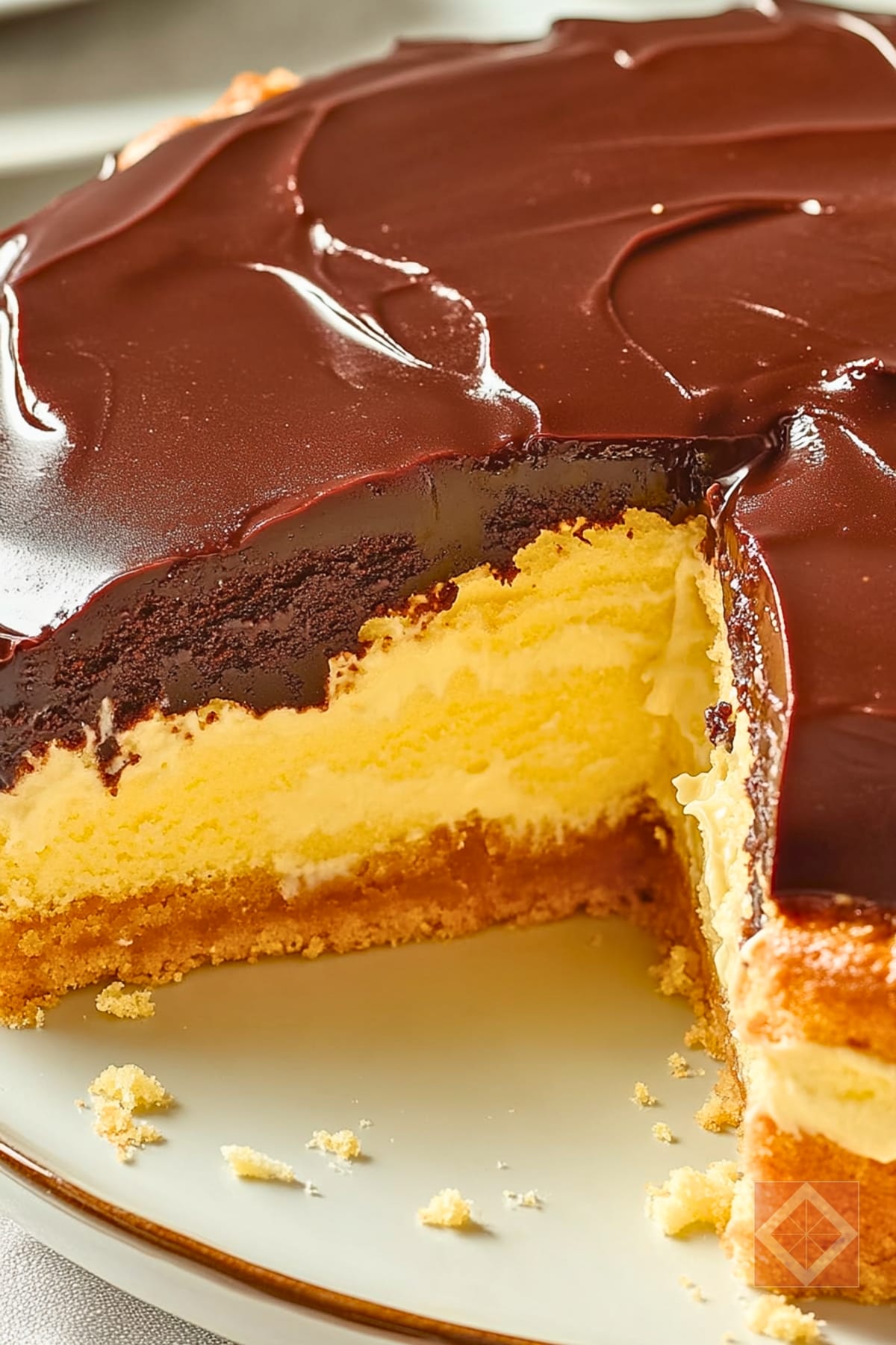 Classic Boston Cream Pie Made Simple - Boston Cream Pie pin 1 midia