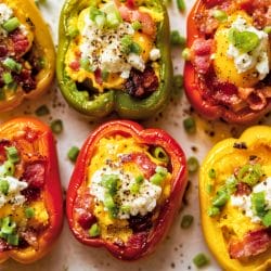Healthy & Easy Stuffed Breakfast Bell Peppers 6 Healthy & Easy Stuffed Breakfast Bell Peppers - Breakfast Stuffed Bell Peppers midia