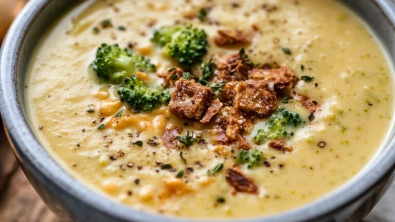 Seasoned Pretzel Broccoli Cheddar Soup for Cozy Nights 3 Seasoned Pretzel Broccoli Cheddar Soup for Cozy Nights - Broccoli Cheddar Soup midia 1