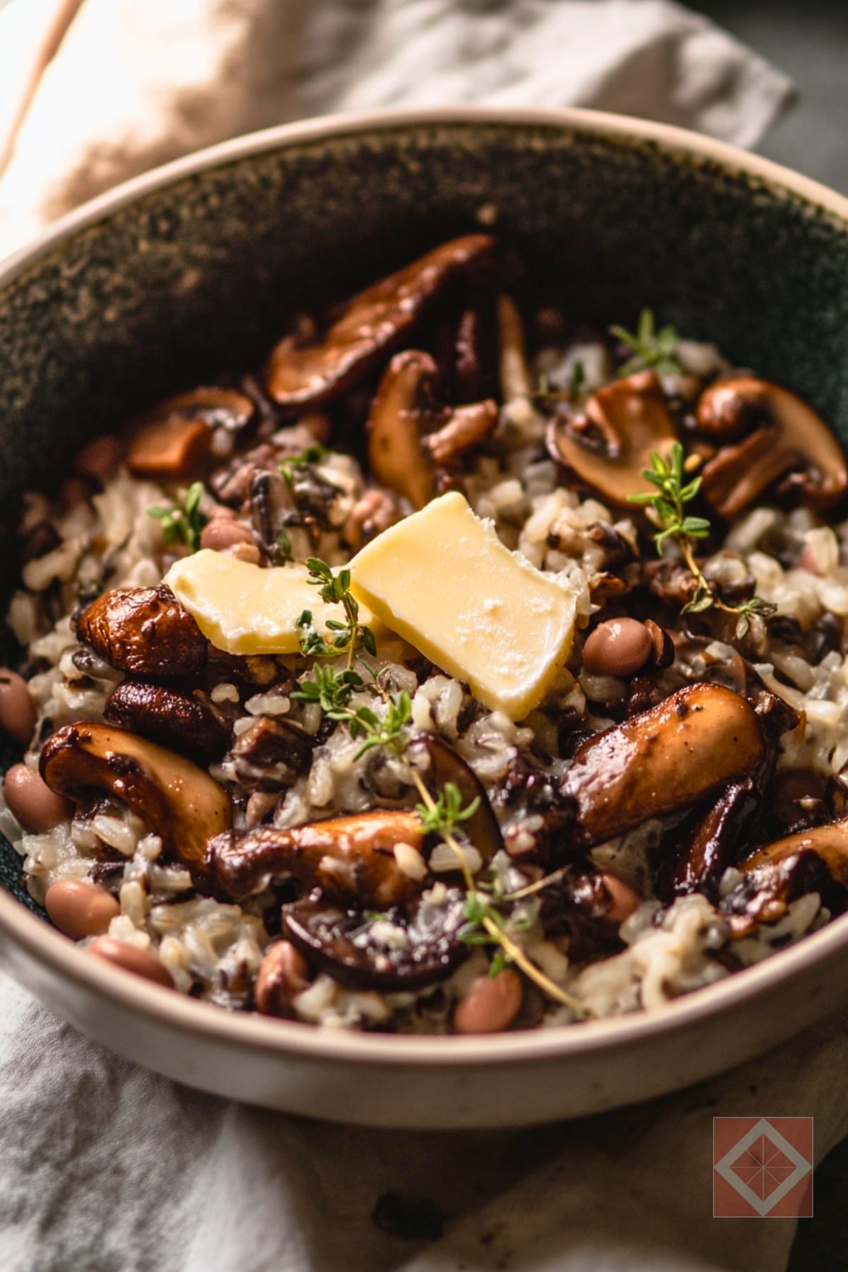 The Easiest Way to Make Herby Buttered Mushrooms & Rice 3 The Easiest Way to Make Herby Buttered Mushrooms & Rice - Buttered Mushroom and Rice pin 2 midia