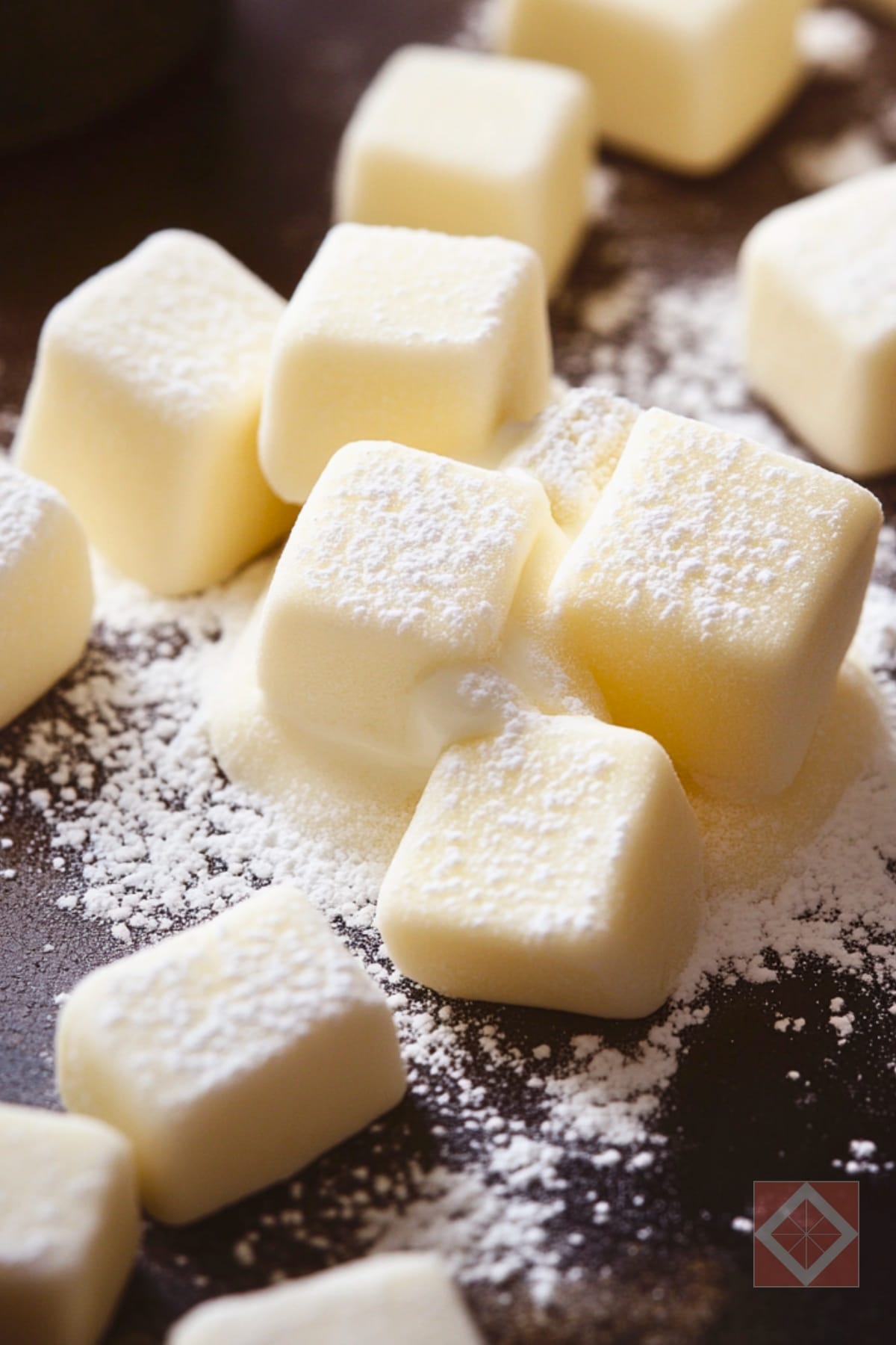 Perfectly Soft Marshmallows with a Buttery Twist 3 Perfectly Soft Marshmallows with a Buttery Twist - Buttered Vanilla Marshmallows pin 1 midia