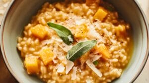 Healthy Butternut Squash Risotto with Leek & Sage 1 Healthy Butternut Squash Risotto with Leek & Sage - Butternut Squash Risotto midia