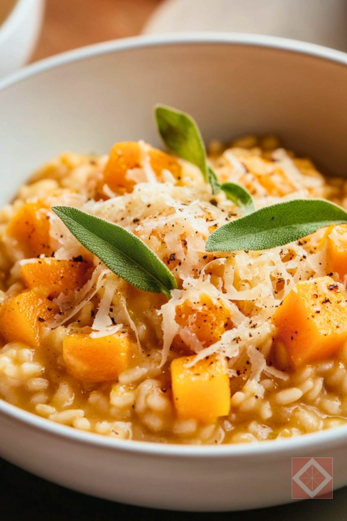 Healthy Butternut Squash Risotto with Leek & Sage 5 Healthy Butternut Squash Risotto with Leek & Sage - Butternut Squash Risotto pin 3 midia