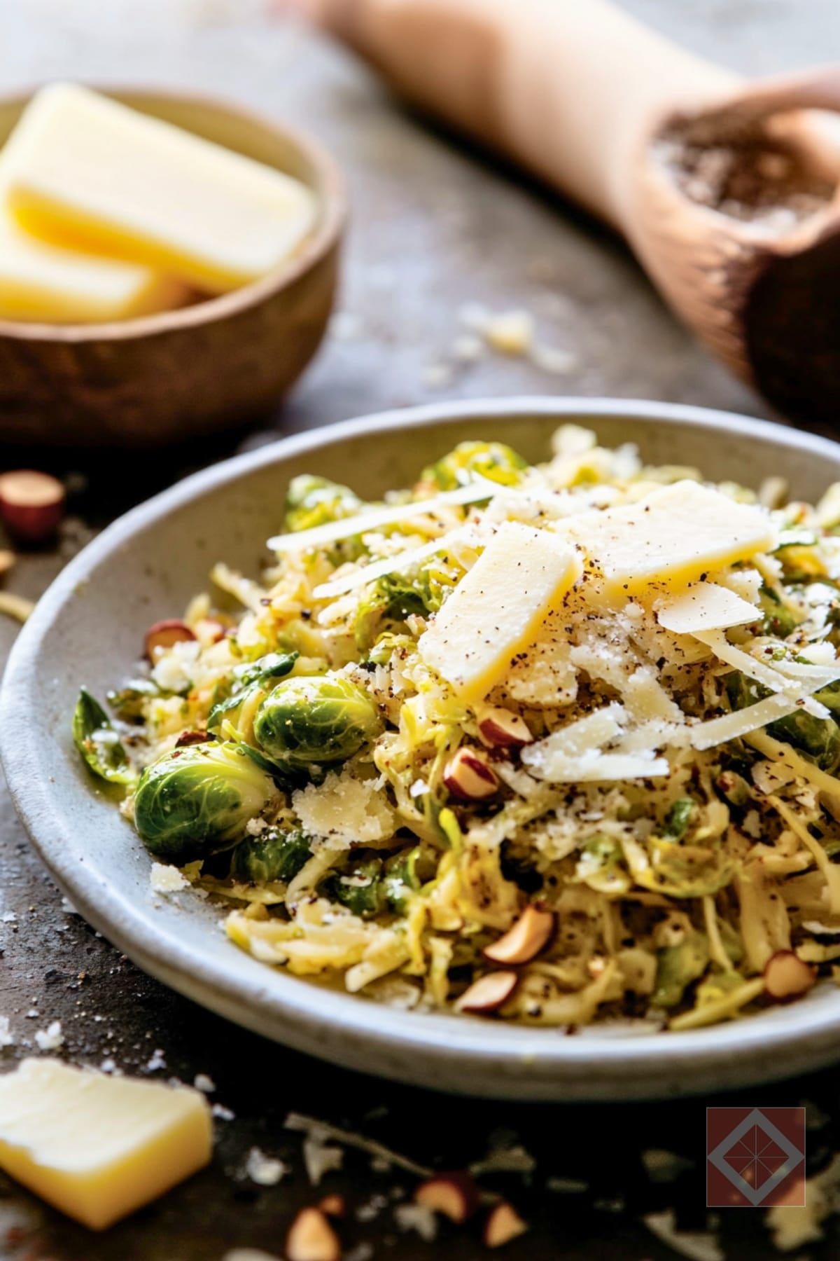 Simple Cacio e Pepe Brussels Sprouts Done in Minutes 3 Simple Cacio e Pepe Brussels Sprouts Done in Minutes - Cacio e Pepe Brussels Sprouts pin 2 midia