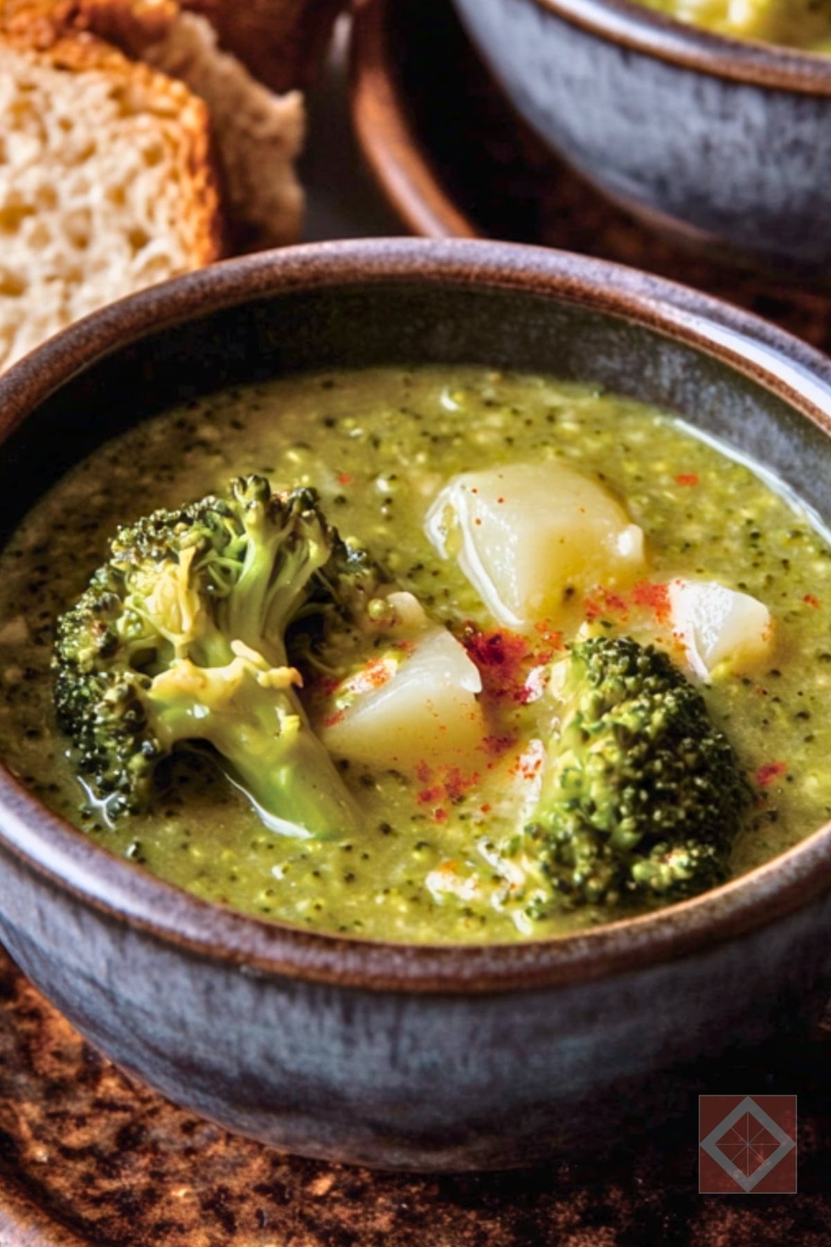 Caramelized Broccoli Soup: A Dinner Dish Full of Flavor 3 Caramelized Broccoli Soup: A Dinner Dish Full of Flavor - Caramelized Broccoli Soup pin 1 midia