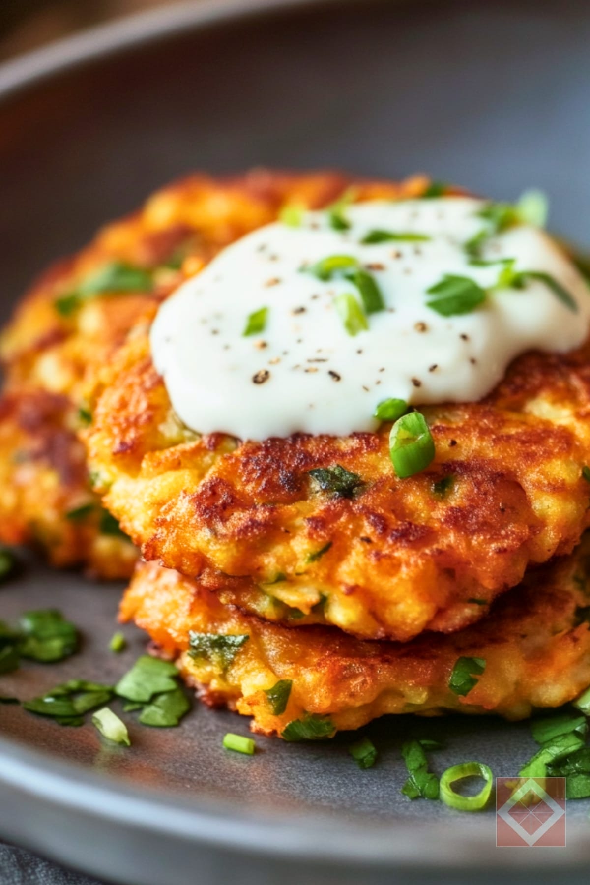 Carrot Fritters with Herb Yogurt: Healthy & Delicious 5 Carrot Fritters with Herb Yogurt: Healthy & Delicious - Carrot and Cannellini Bean Fritters with Herb Yogurt Sauce pin 3 midia