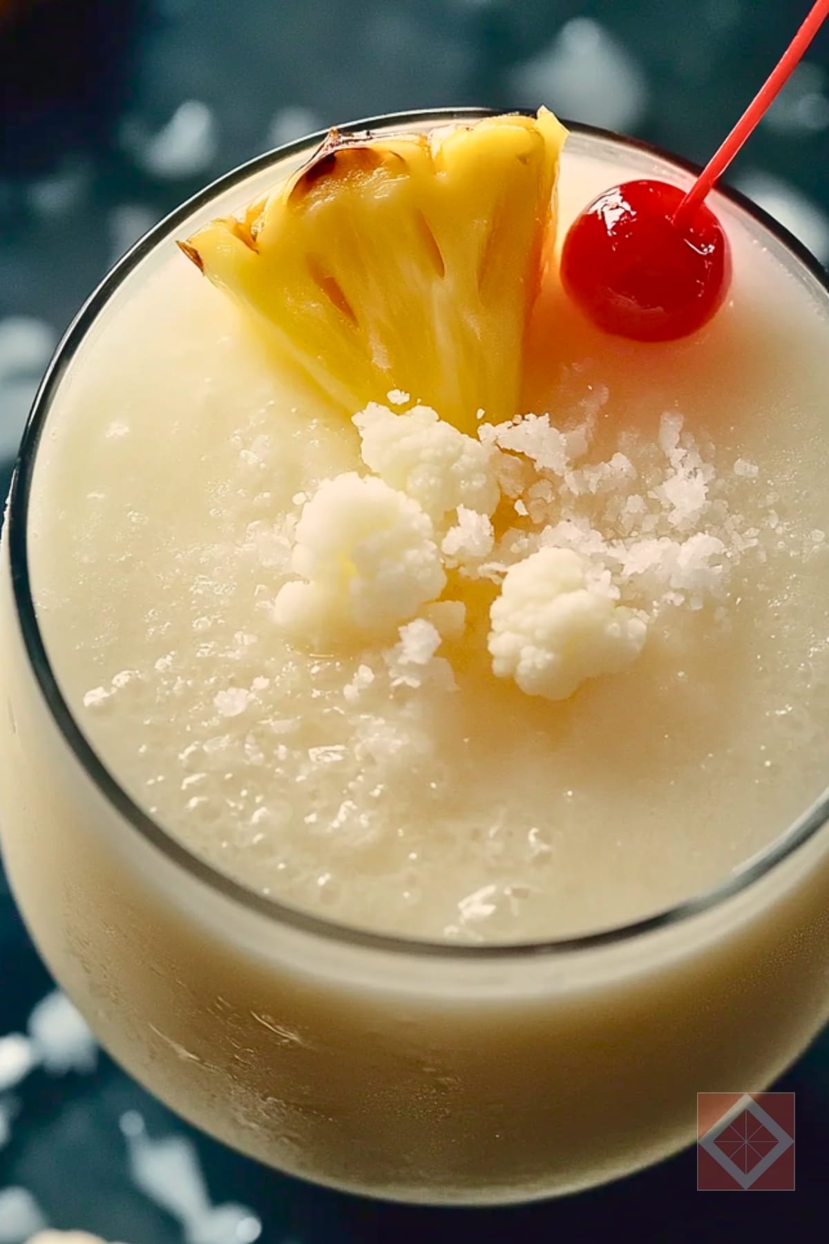 Blend Up This Smooth & Tropical Cauliflower Piña Colada Mocktail 4 Blend Up This Smooth & Tropical Cauliflower Piña Colada Mocktail - Cauliflower Pina Colada Cocktail pin 2 midia