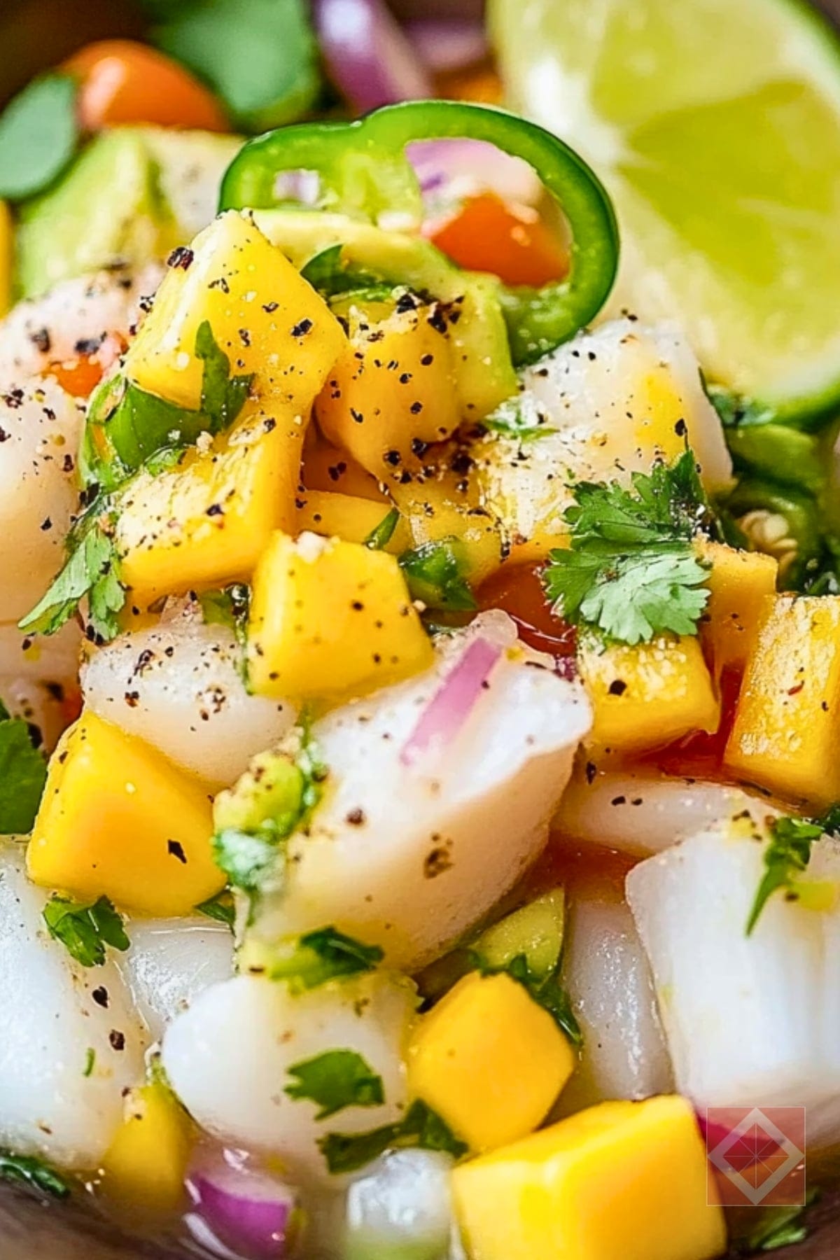 13 Anti-Inflammatory Snack & Appetizer Recipes That Heal & Delight 15 13 Anti-Inflammatory Snack & Appetizer Recipes That Heal & Delight - Ceviche with Mango and Jalapenos pin 2 midia 1