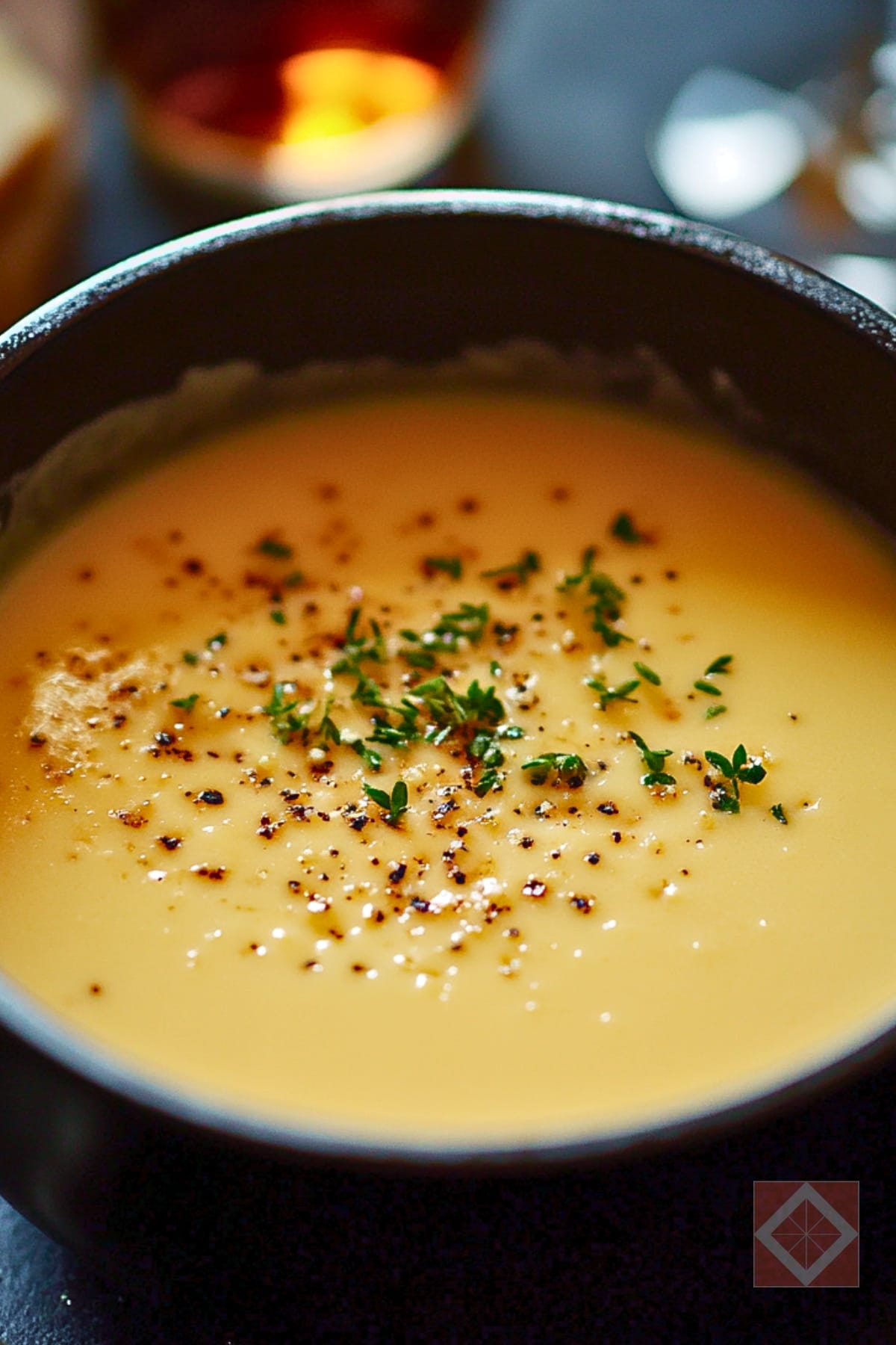 Whiskey-Infused Cheddar Fondue for a Unique Dinner Experience 4 Whiskey-Infused Cheddar Fondue for a Unique Dinner Experience - Cheddar Fondue with Irish Whiskey pin 2 midia