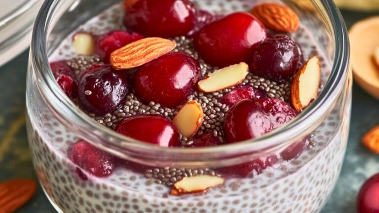 How to Make Cherry Almond Chia Pudding in Minutes 6 How to Make Cherry Almond Chia Pudding in Minutes - Cherry Almond Chia Pudding midia