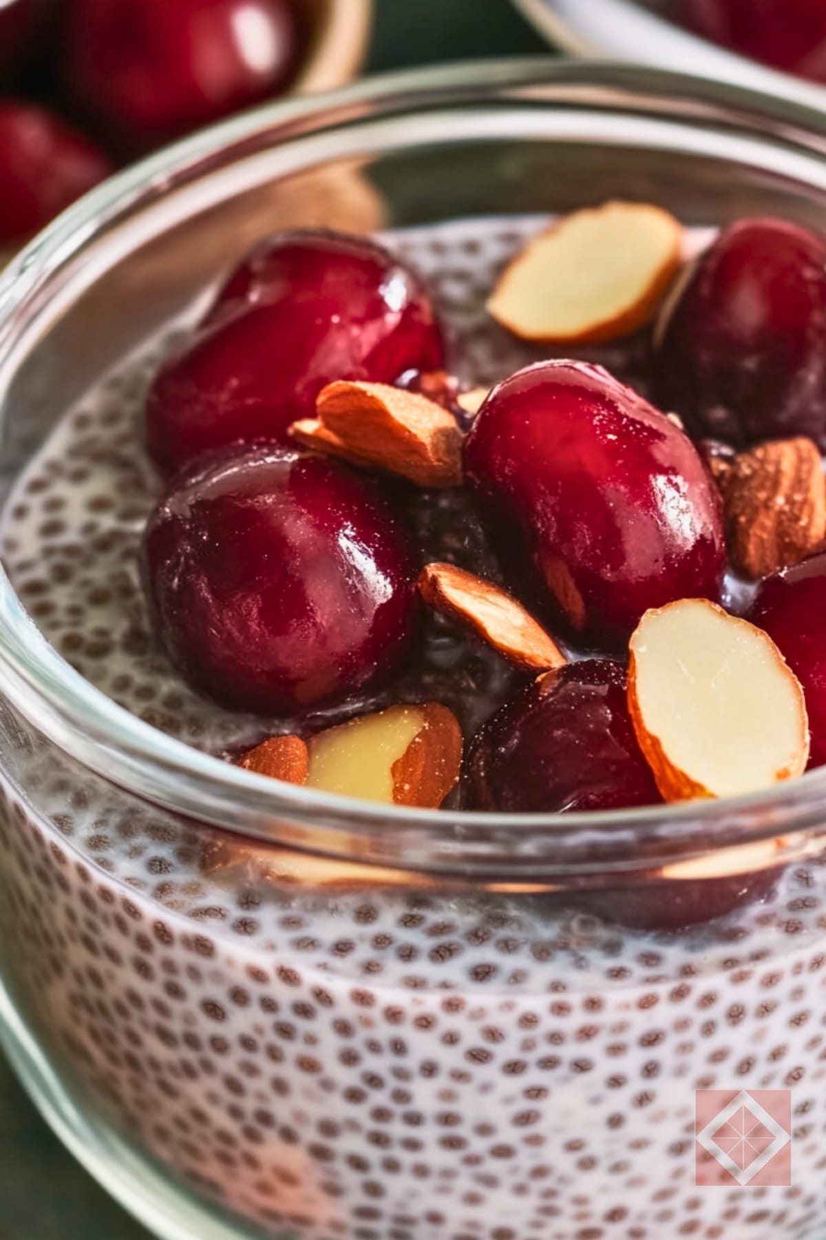14 Nourishing Breakfast Ideas That’ll Actually Keep You Full Until Lunch 12 14 Nourishing Breakfast Ideas That’ll Actually Keep You Full Until Lunch - Cherry Almond Chia Pudding pin 1 midia
