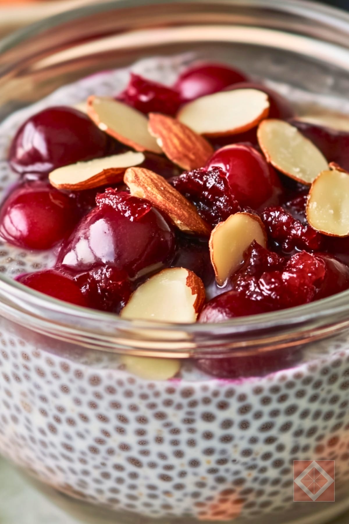 How to Make Cherry Almond Chia Pudding in Minutes 3 How to Make Cherry Almond Chia Pudding in Minutes - Cherry Almond Chia Pudding pin 2 midia