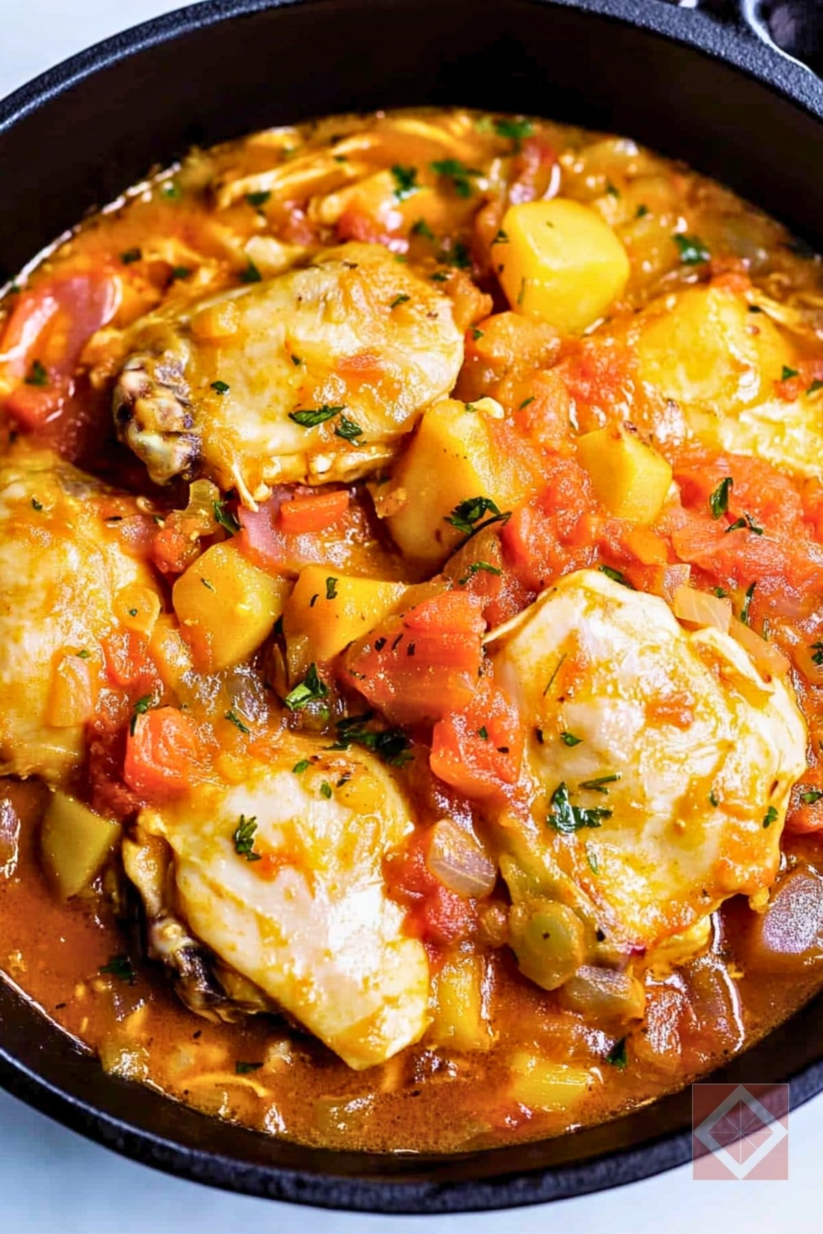 one-pot chicken bouillabaisse that tastes like a french vacation on a weeknight - Chicken Bouillabaisse pin 2 midia 1
