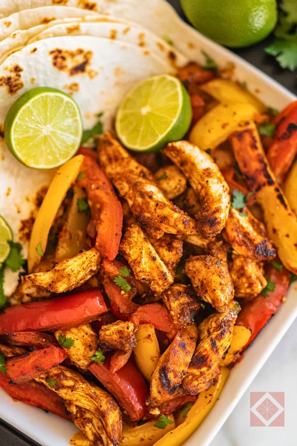 Quick & Easy Blackstone Griddle Chicken Fajitas for Busy Nights 4 Quick & Easy Blackstone Griddle Chicken Fajitas for Busy Nights - Chicken Fajitas pin 2 midia